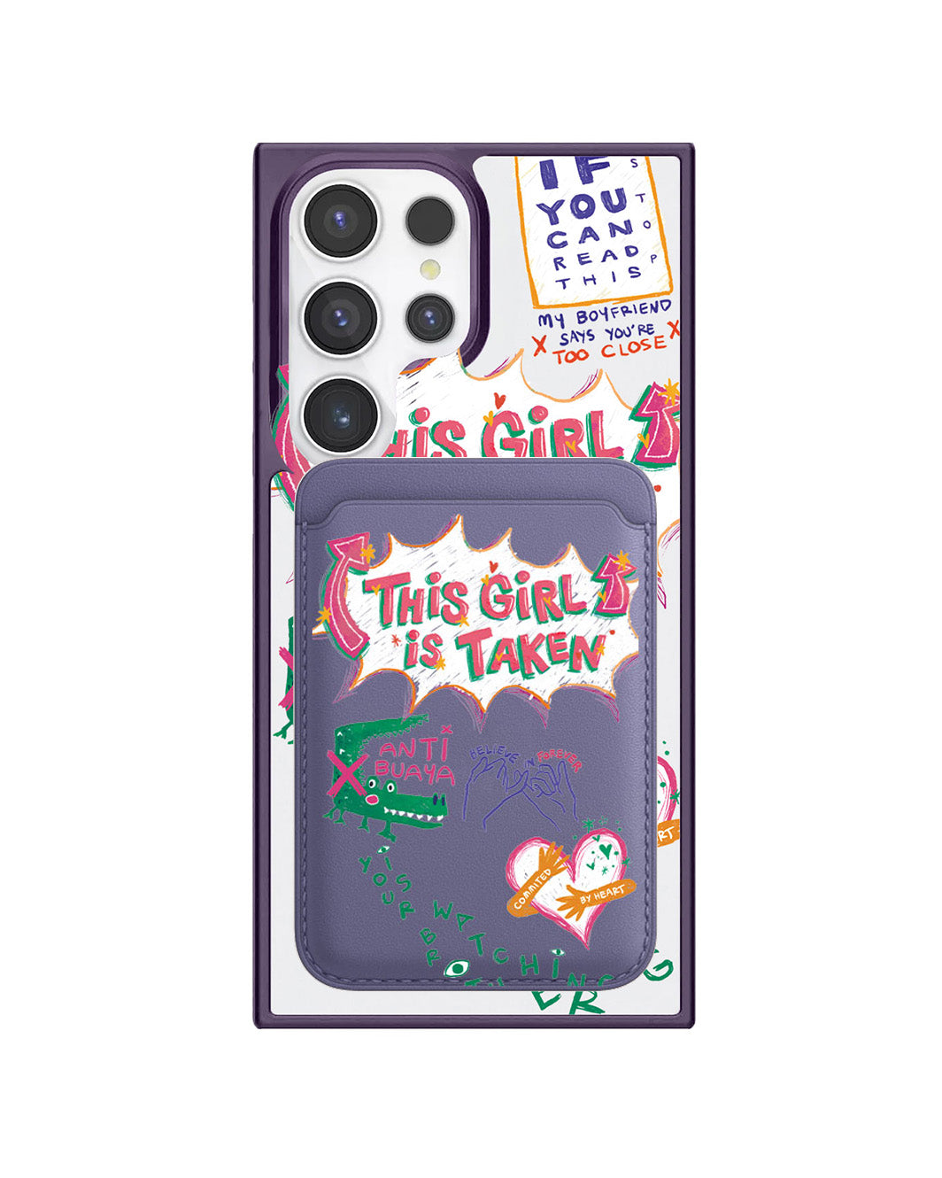 Android Magnetic Wallet Case - Pelakor Proof (For Her)