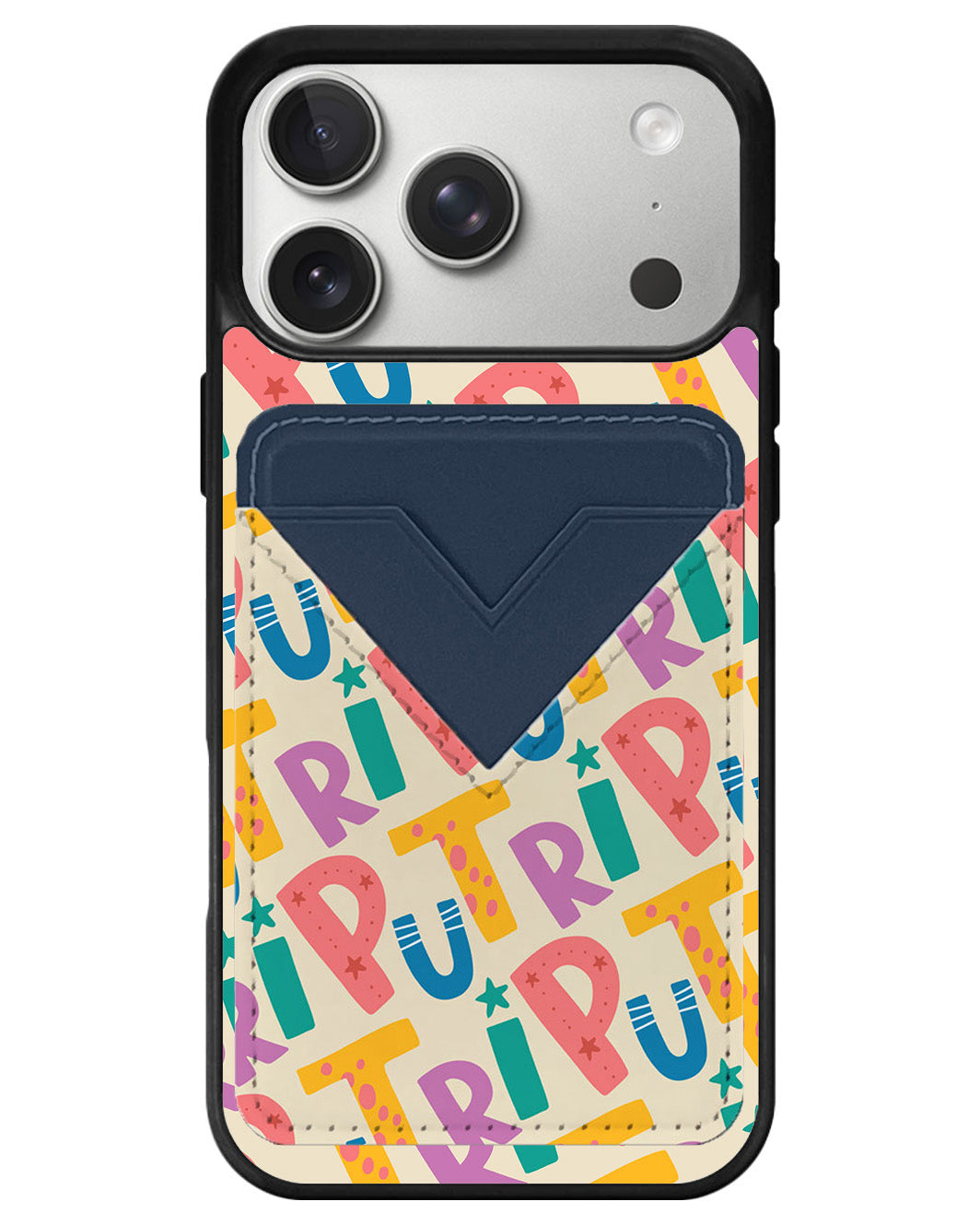 iPhone Avant Wallet Case - Playful Monogram 4.0