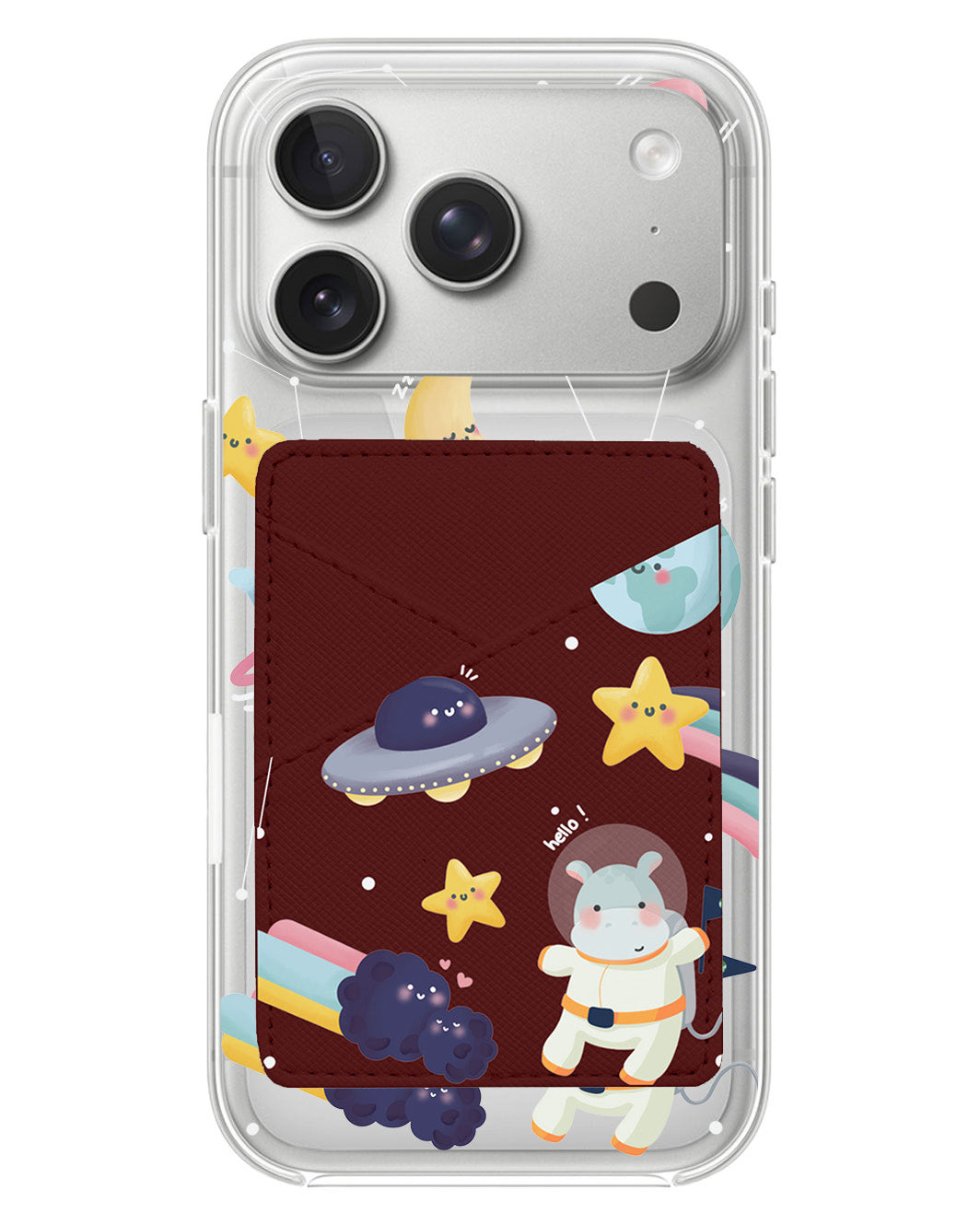 iPhone Phone Wallet Case - Galaxy Artevefact