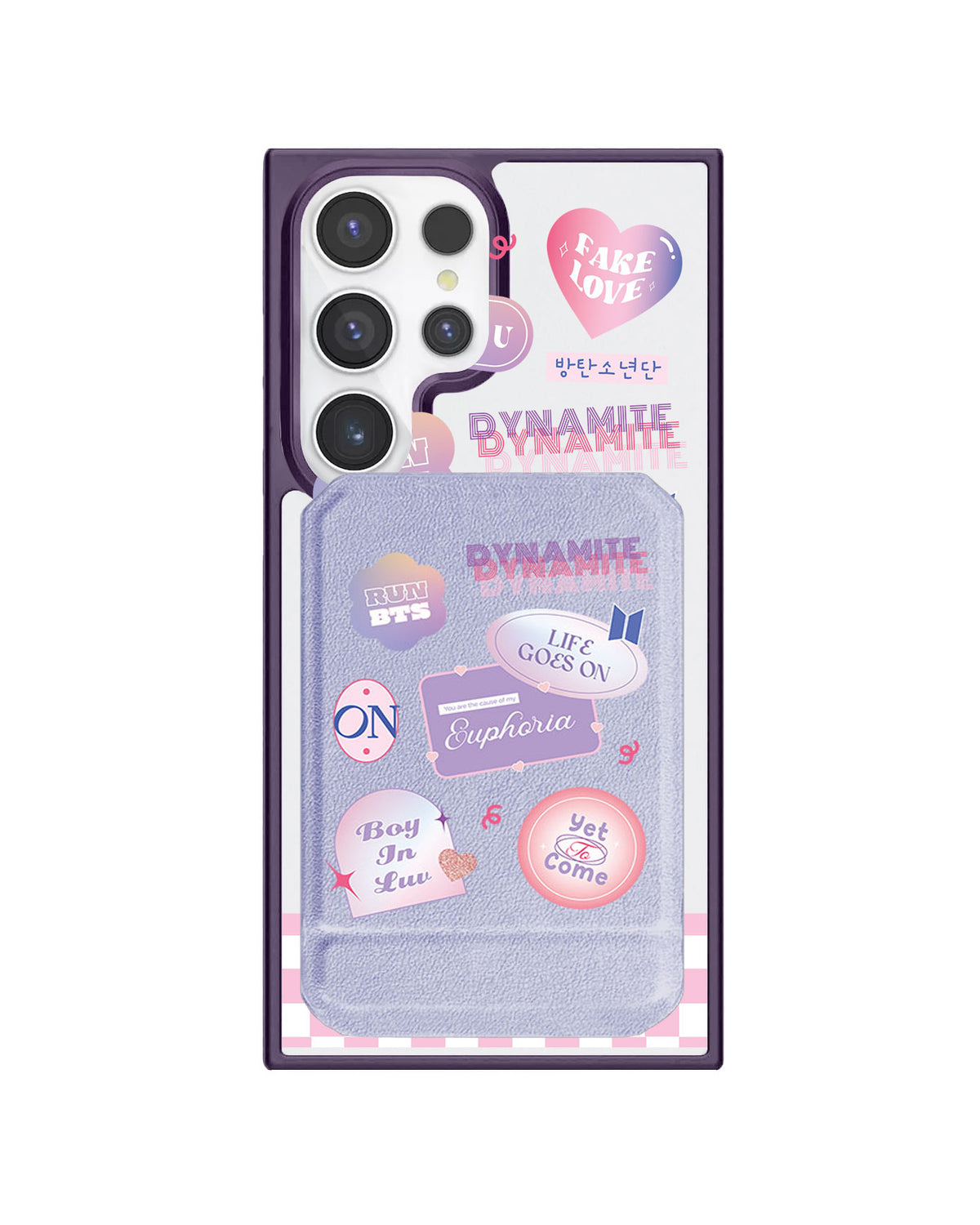 Android Magnetic Multifold Wallet - BTS Proof