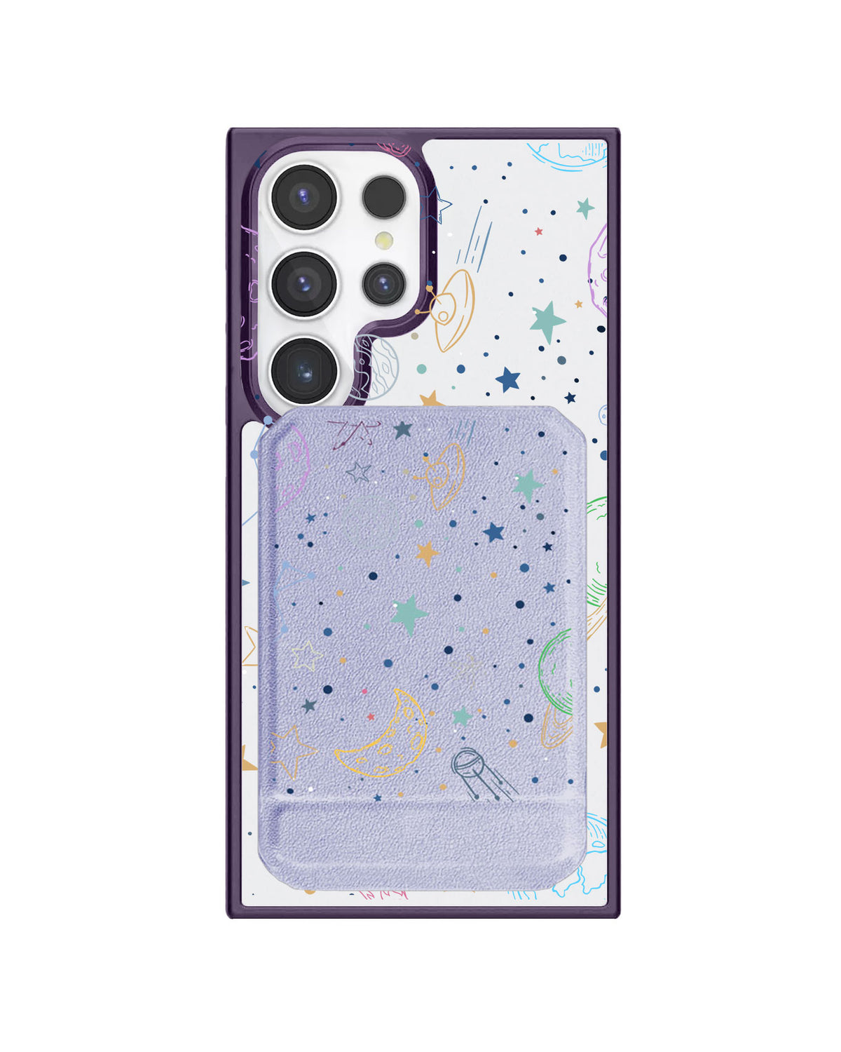 Android Magnetic Multifold Wallet - Galaxy