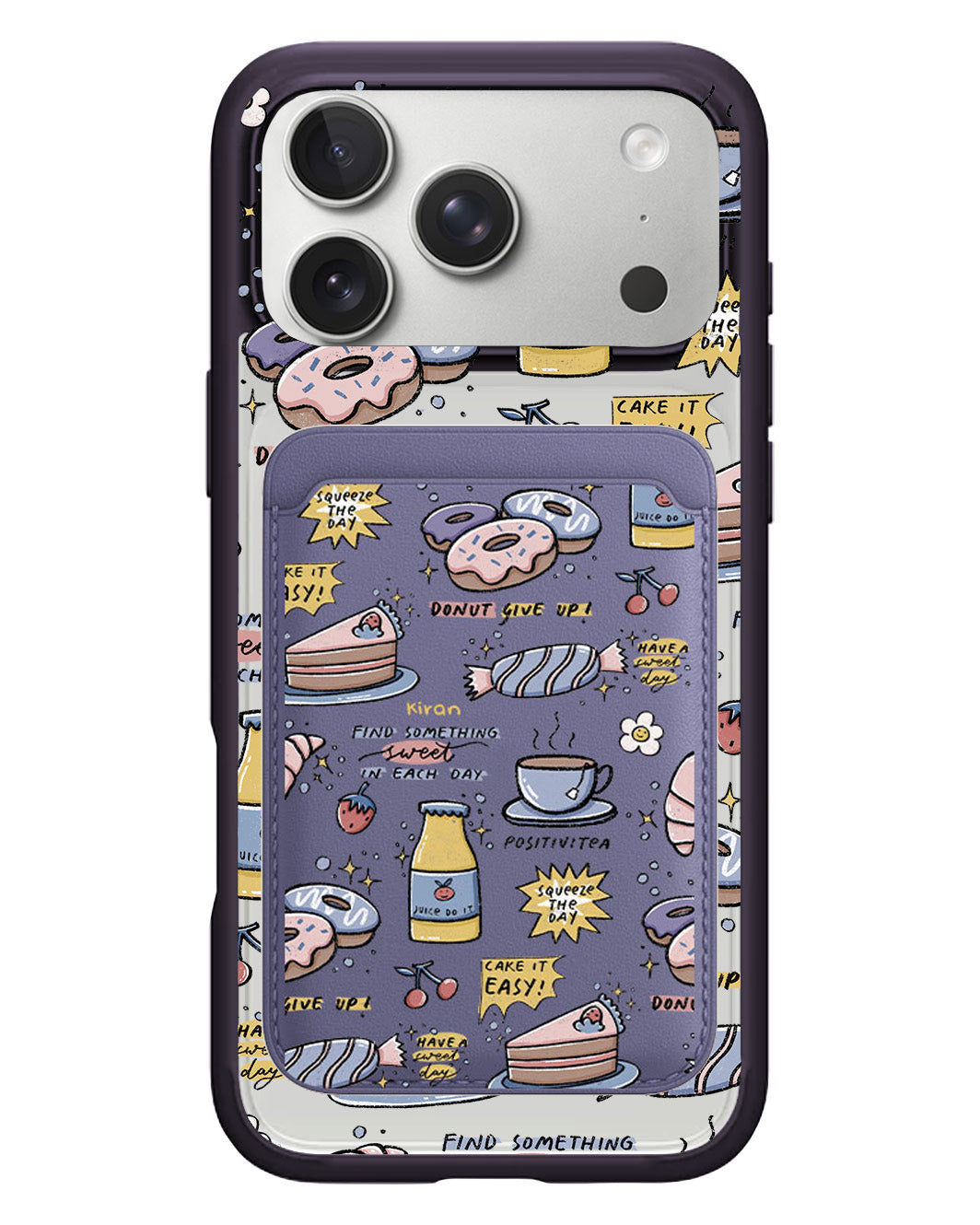 iPhone Magnetic Wallet Case - Sweets