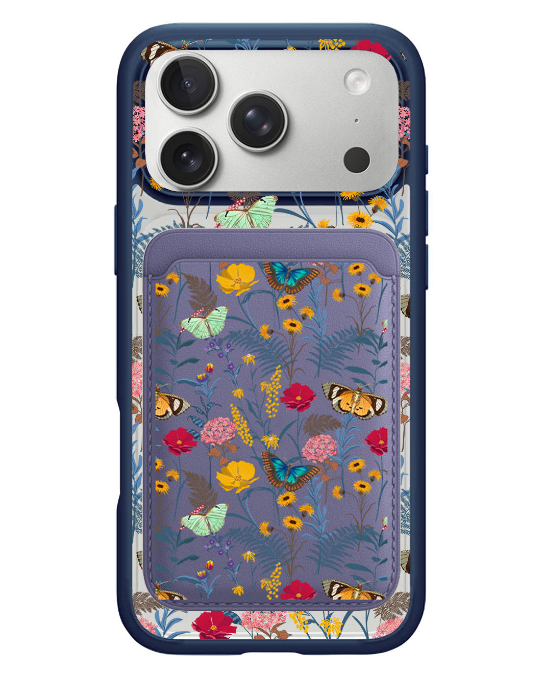 iPhone Magnetic Wallet Case - Flora Magnolia