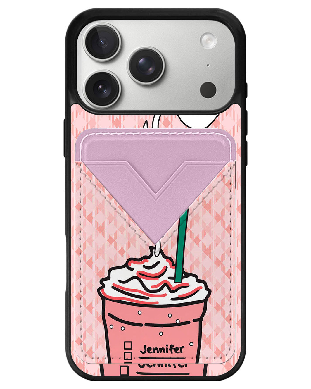 iPhone Avant Wallet Case - Frappe Rasberry
