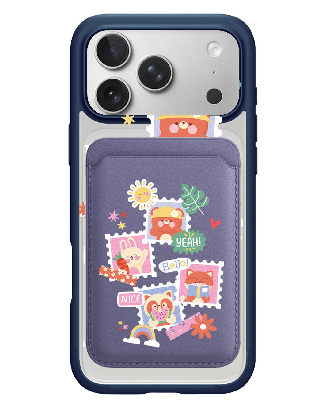 iPhone Magnetic Wallet Case - Animal Squad
