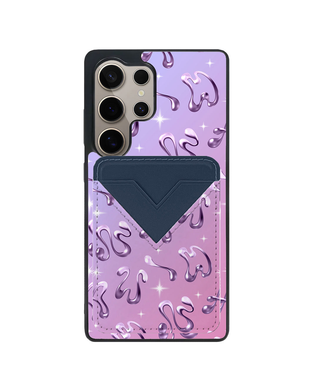 Android Avant Wallet Case - Chrome Monogram 4.0