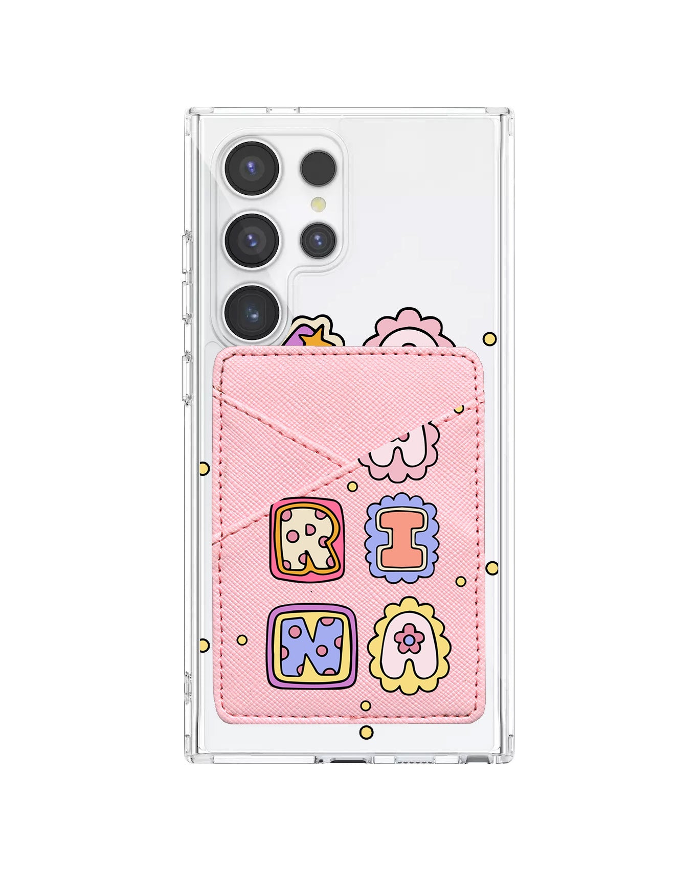 Android Phone Wallet Case - Adorable Monogram 2