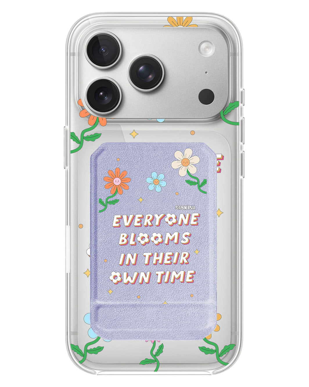 iPhone Magnetic Multifold Wallet - Blooms