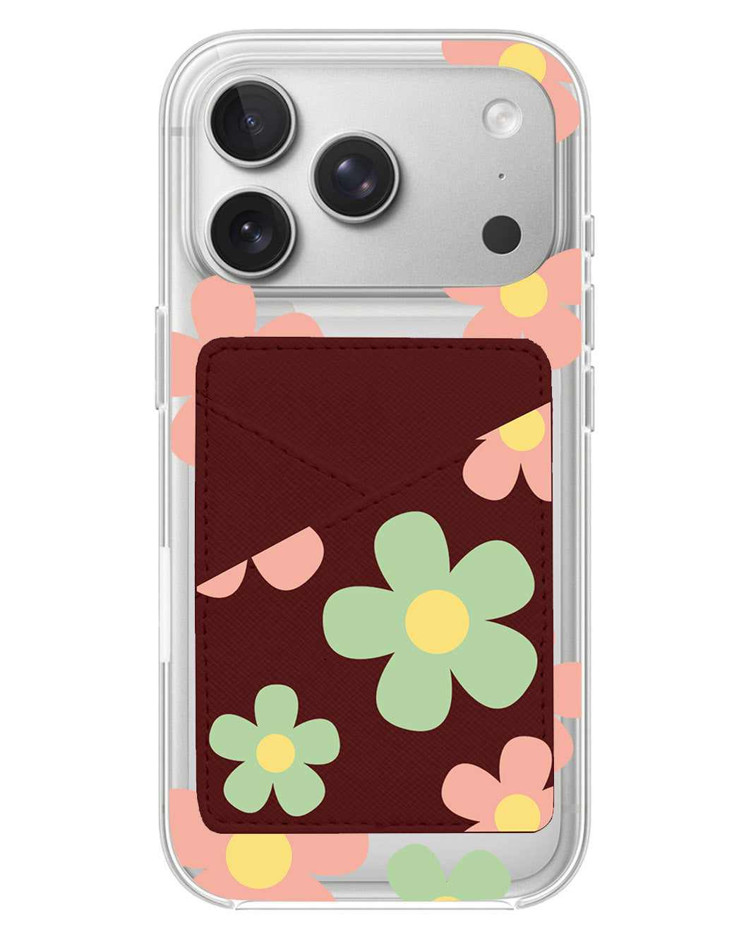 iPhone Phone Wallet Case - Daisy spring