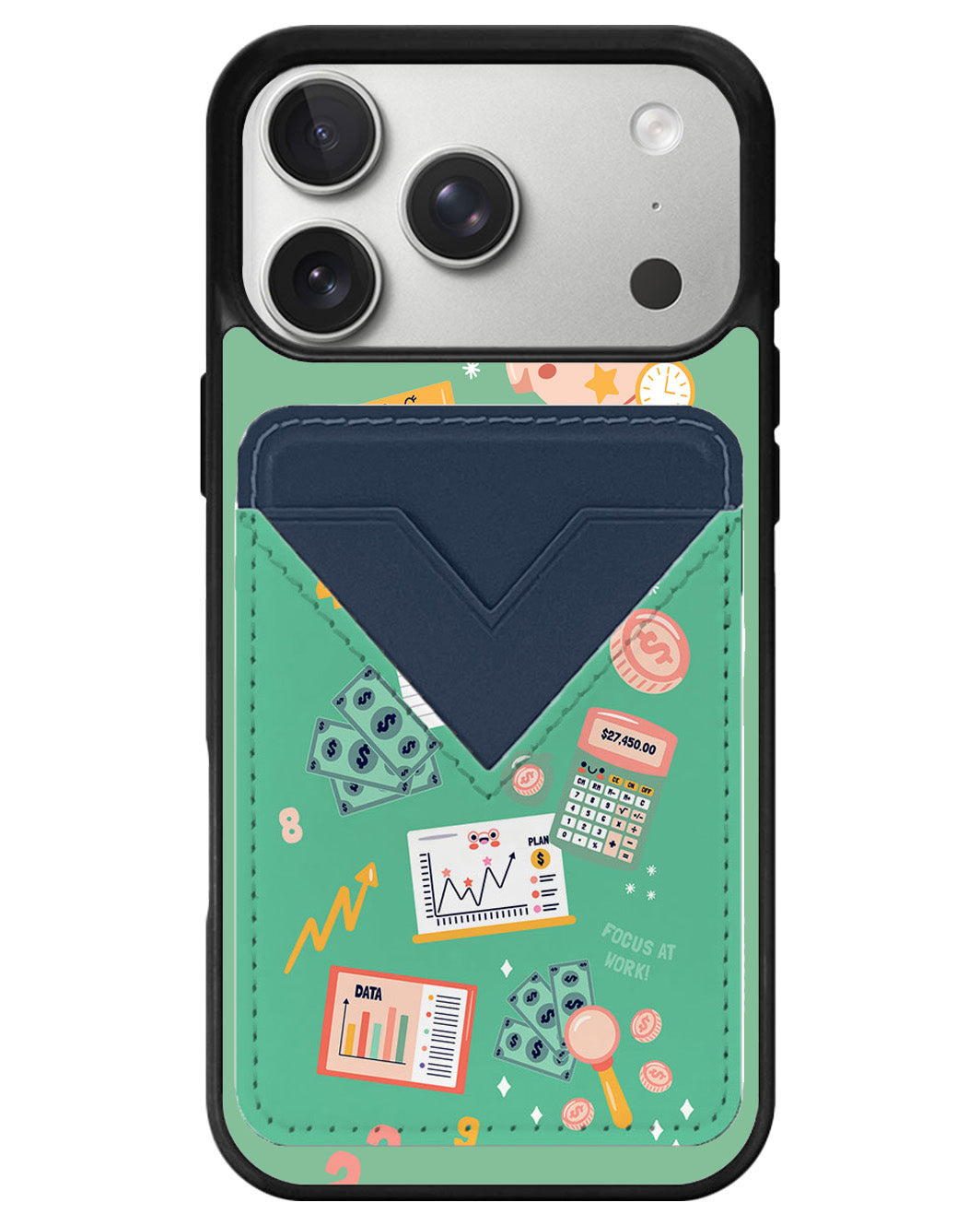 iPhone Avant Wallet Case - Finance