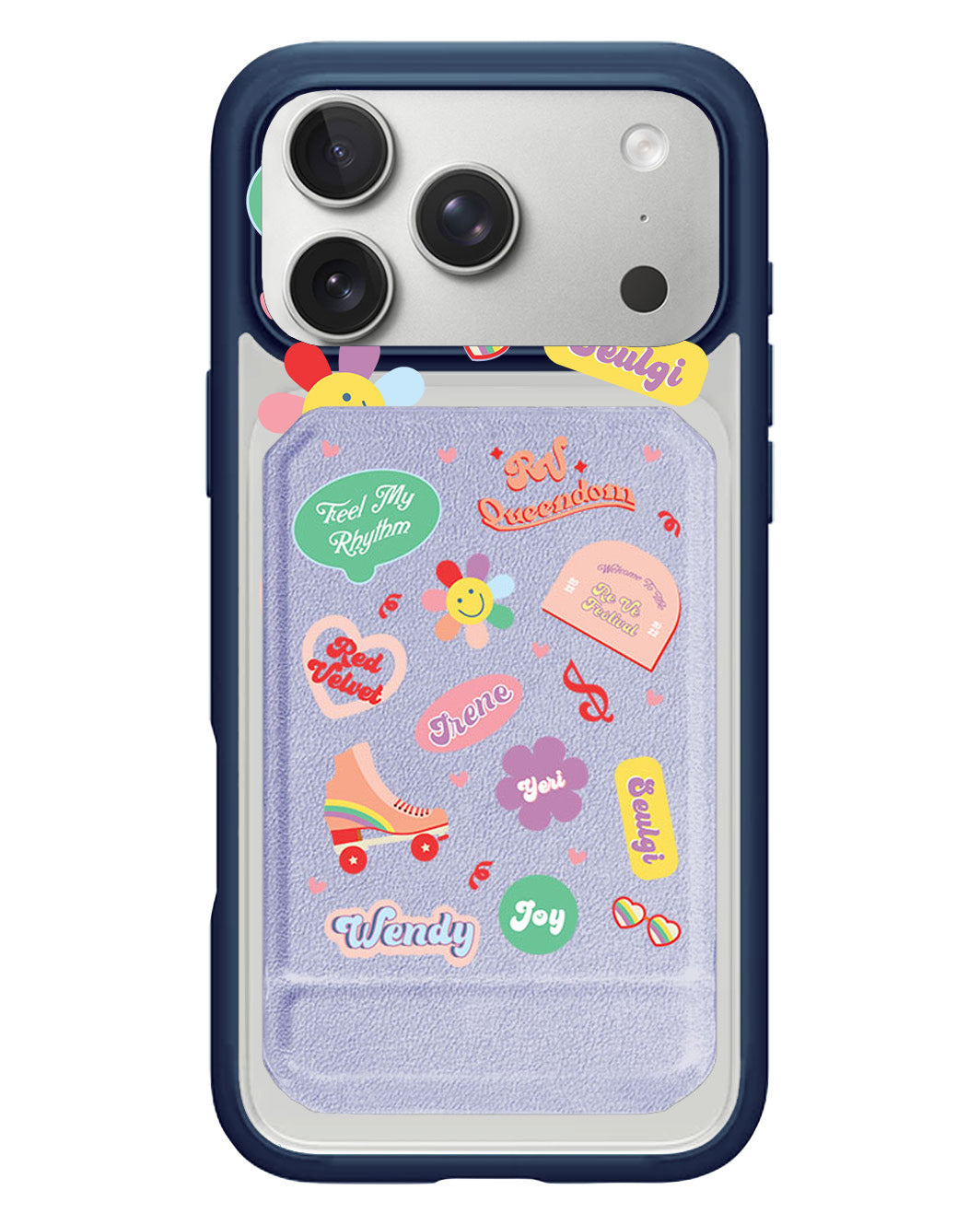 iPhone Magnetic Multifold Wallet - Red Velvet Sticker Pack