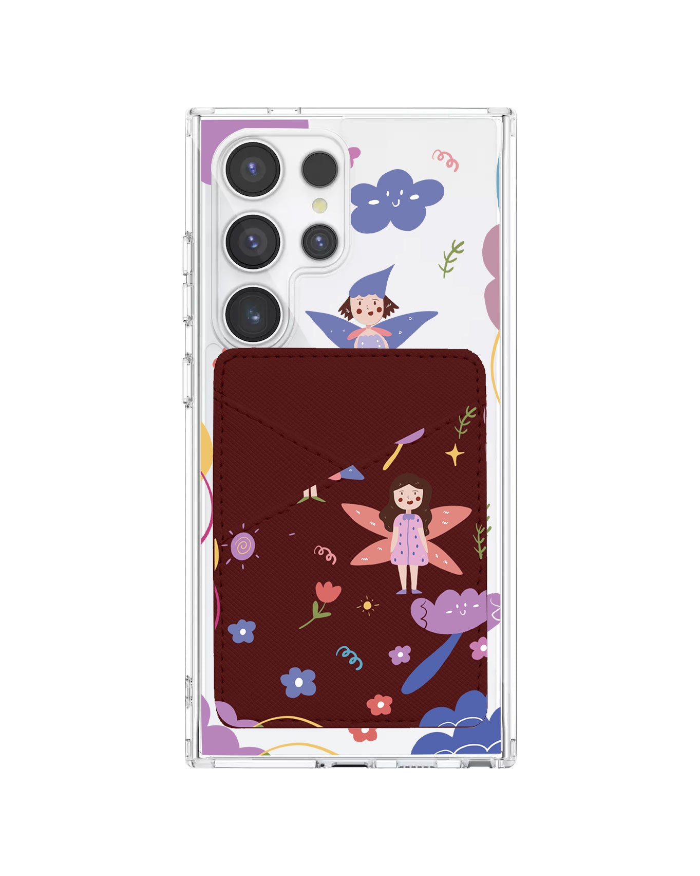 Android Phone Wallet Case - Fairy Pattern