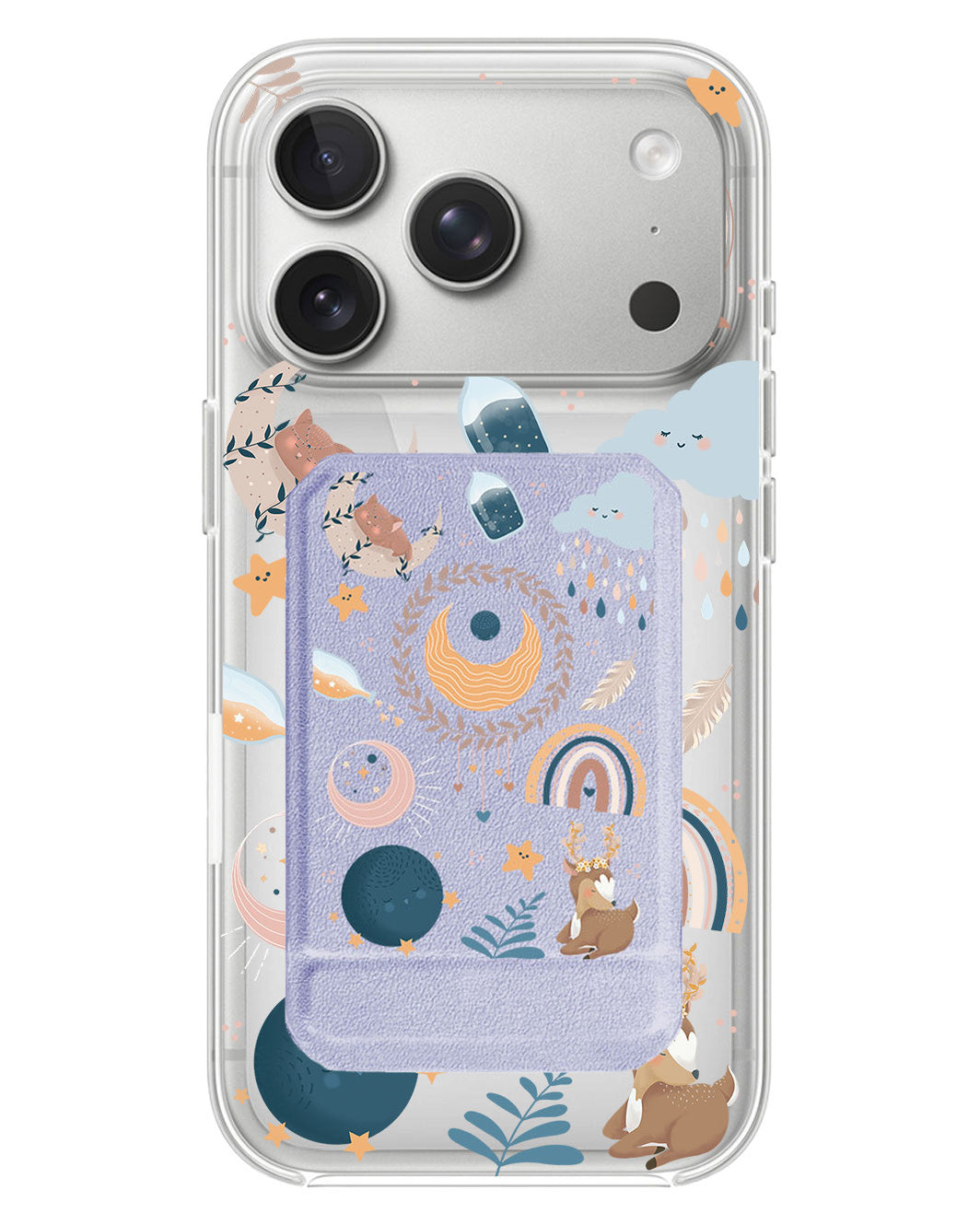 iPhone Magnetic Multifold Wallet - Boho