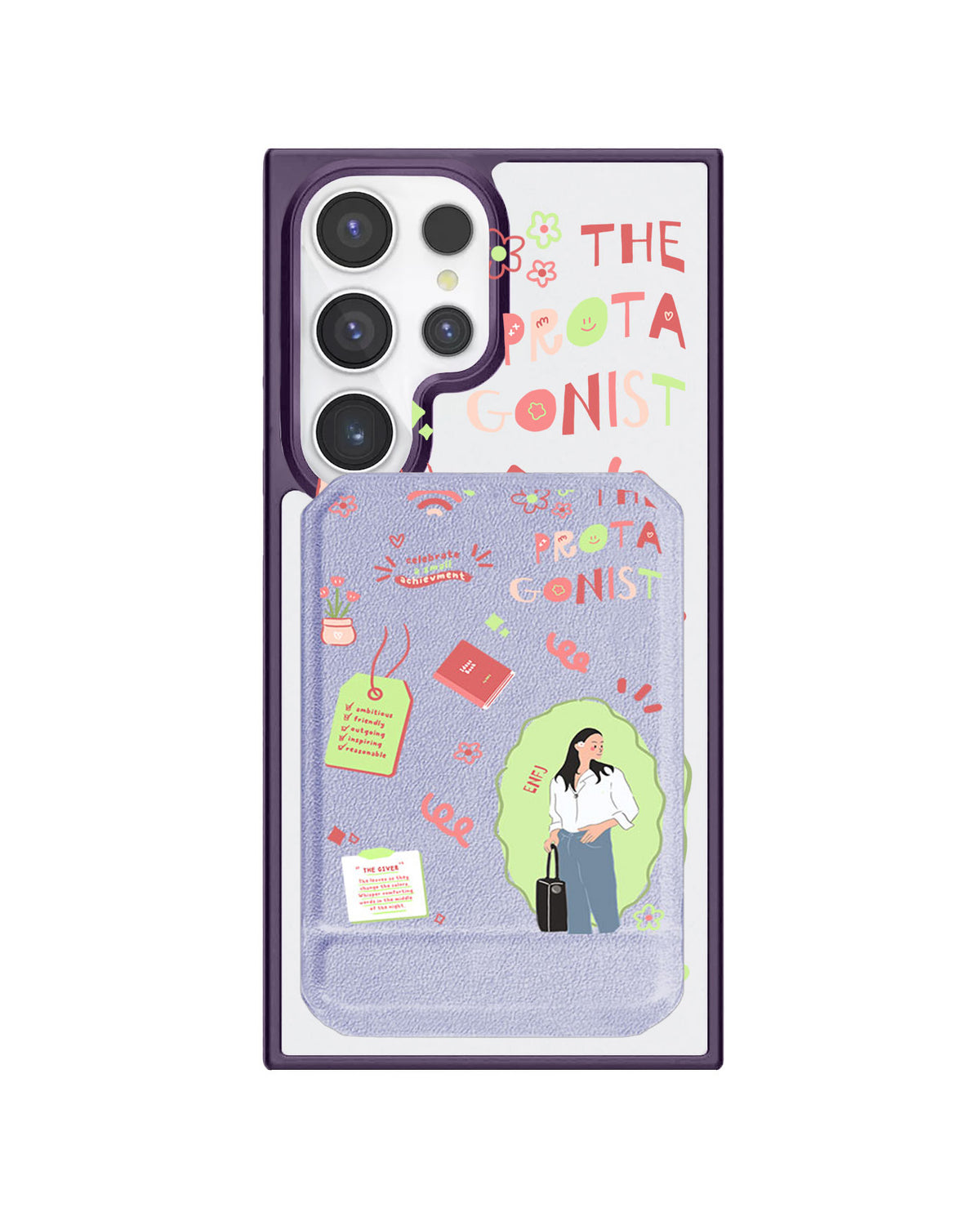 Android Magnetic Multifold Wallet - ENFJ