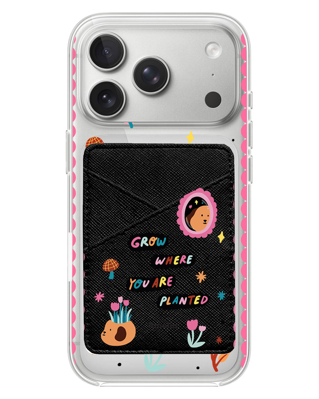 iPhone Phone Wallet Case - Grow Where You Are Planted