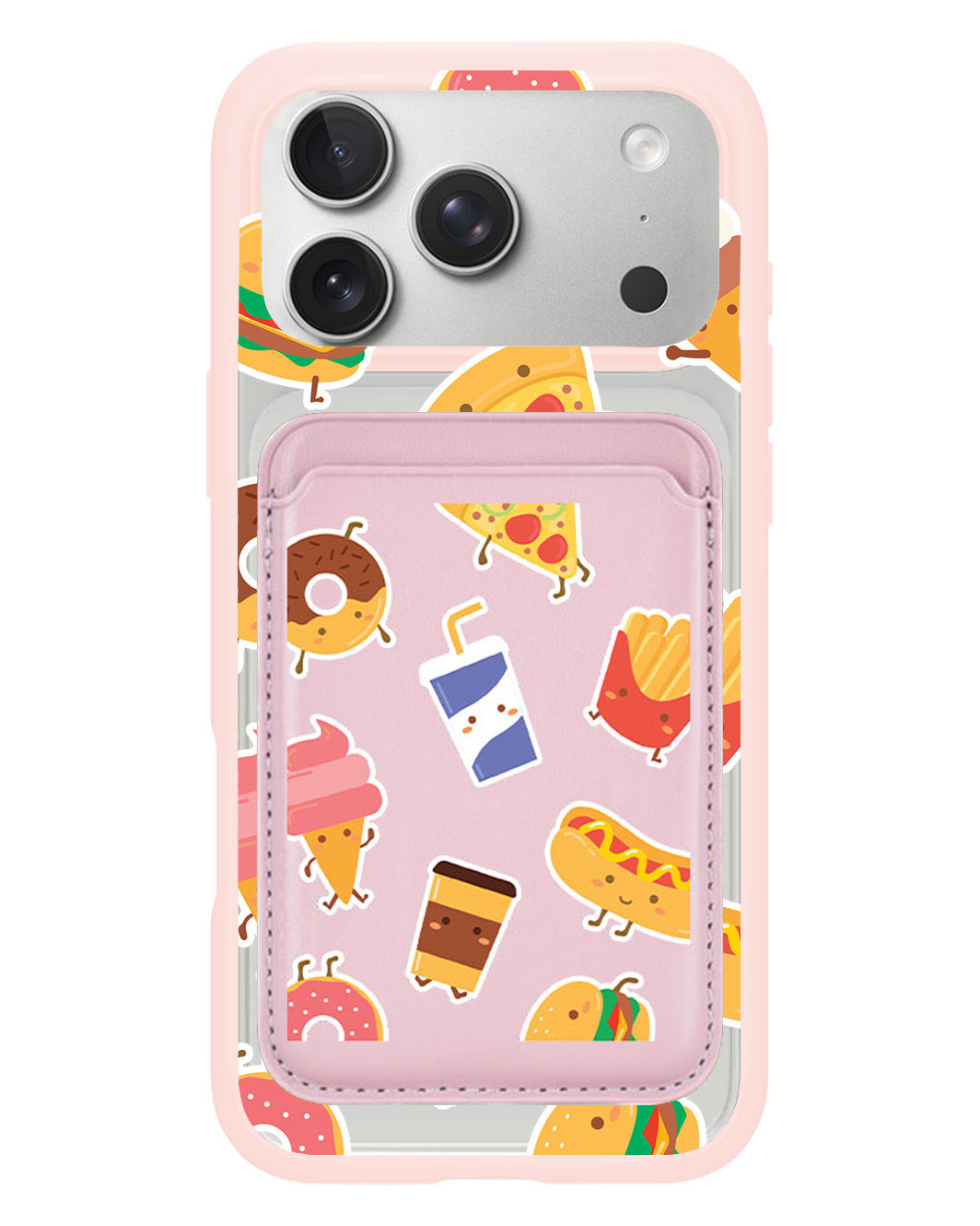 iPhone Magnetic Wallet Case - Fast foodies