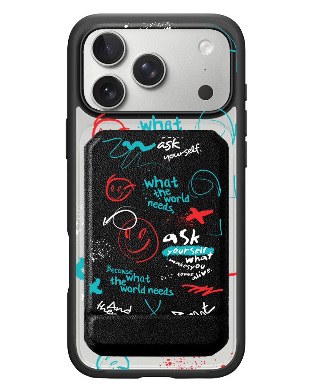iPhone Magnetic Multifold Wallet - Graffiti 2.0