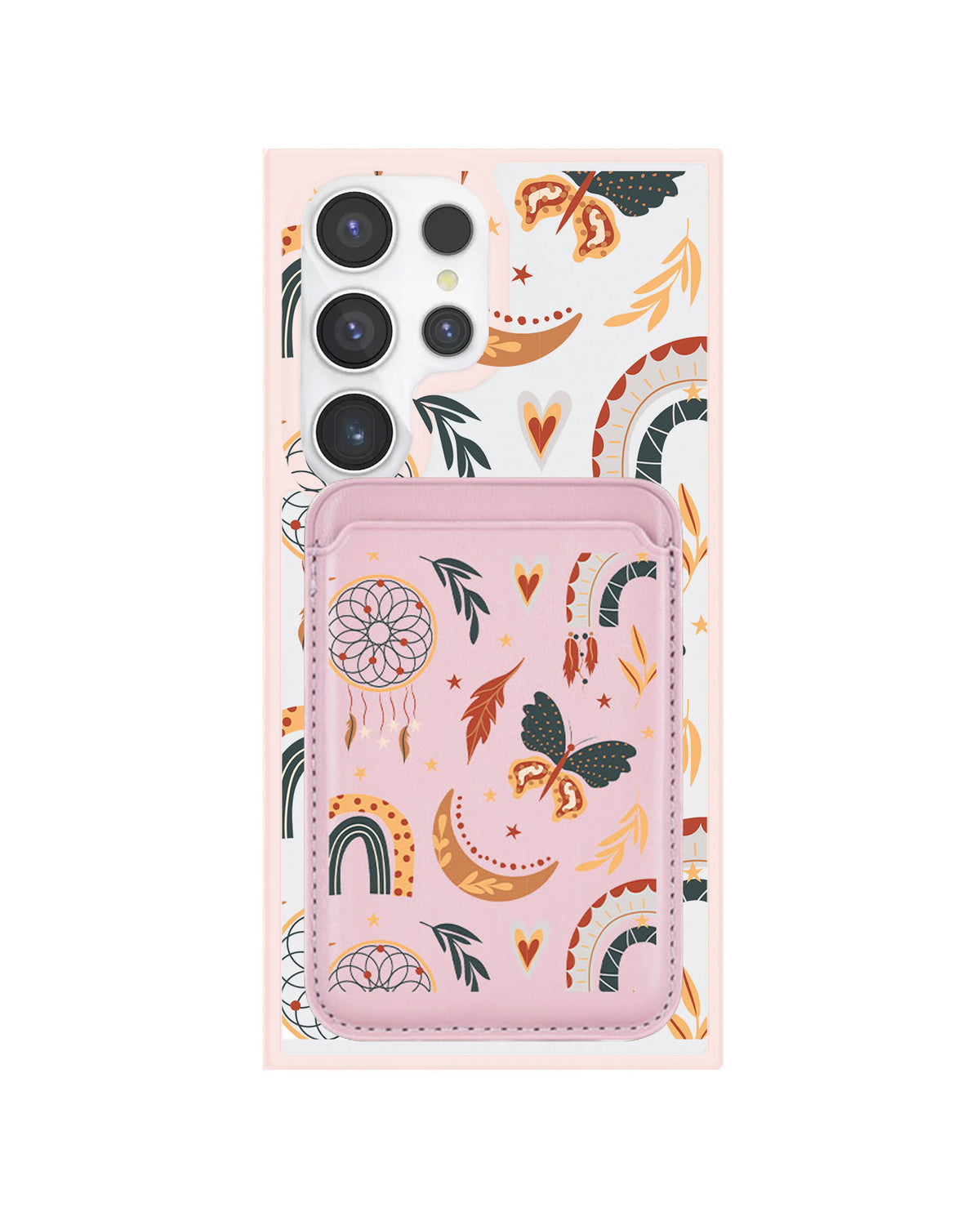 Android Magnetic Wallet Case - Boho 3.0
