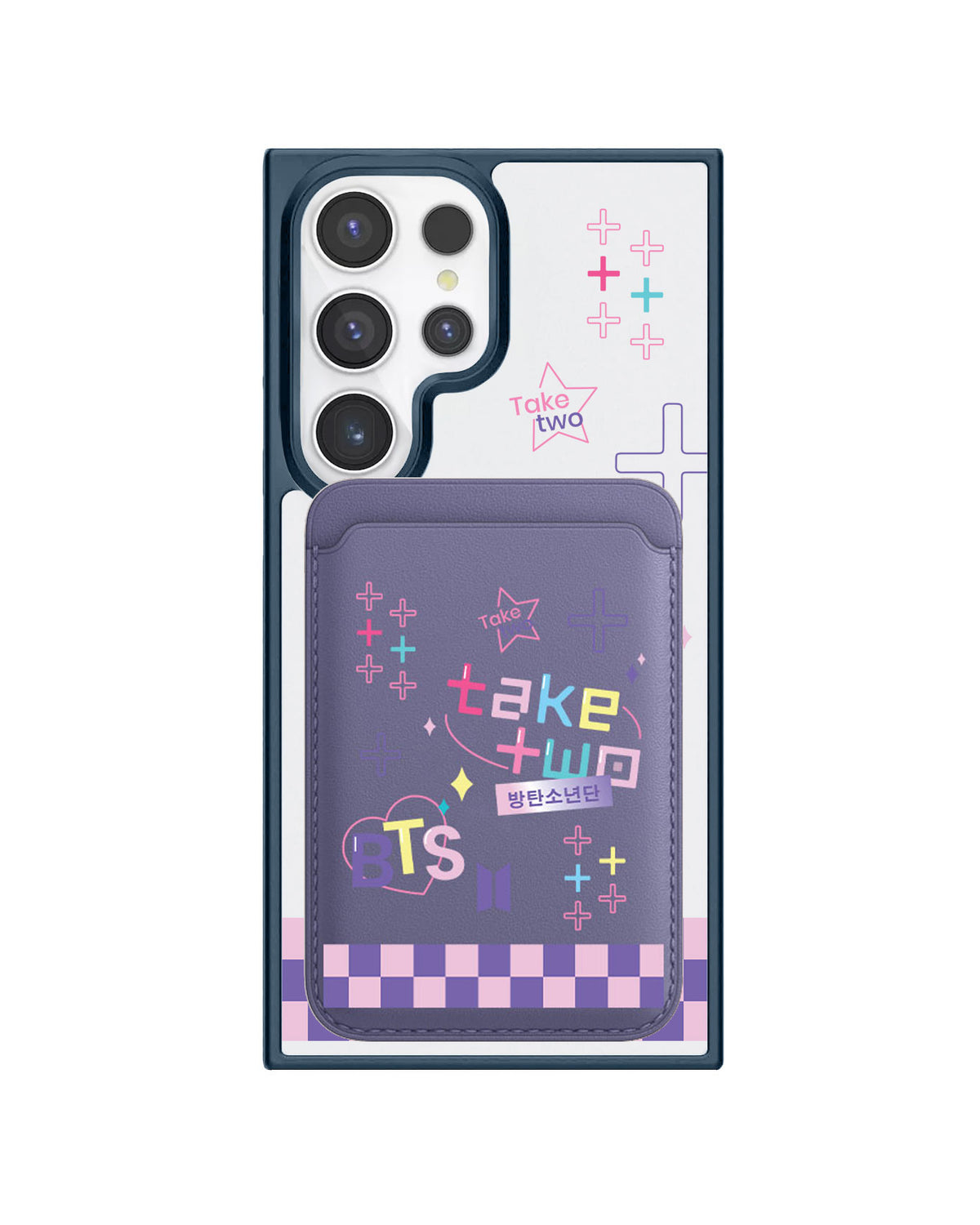 Android Magnetic Wallet Case - BTS Take Two