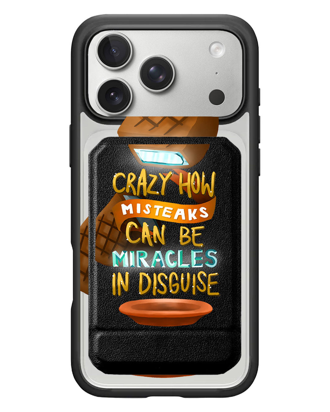 iPhone Magnetic Multifold Wallet - From Misteaks To Miracles