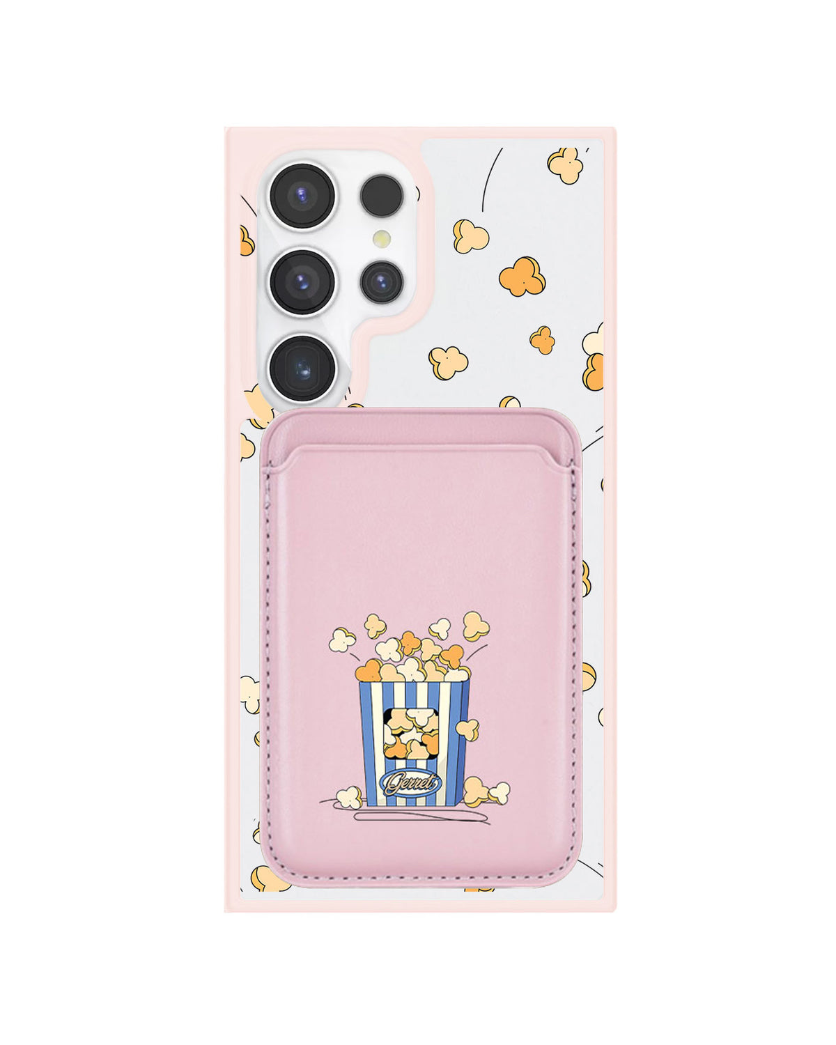 Android Magnetic Wallet Case - Popcorn