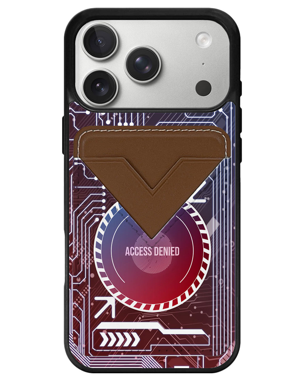 iPhone Avant Wallet Case - Circuit 2.0 Red