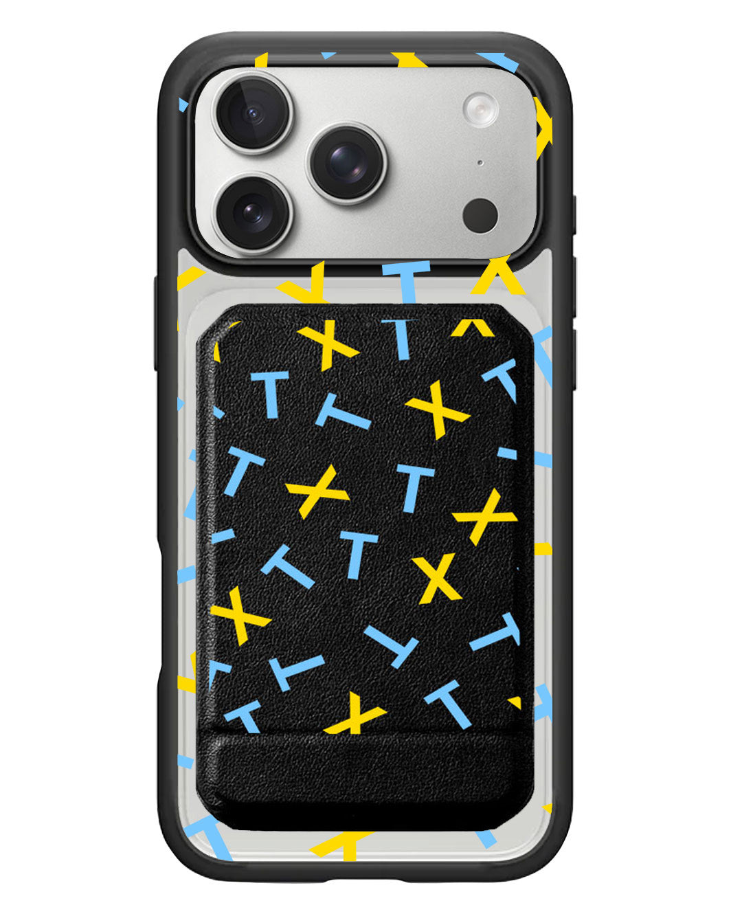 iPhone Magnetic Multifold Wallet - TXT Monogram