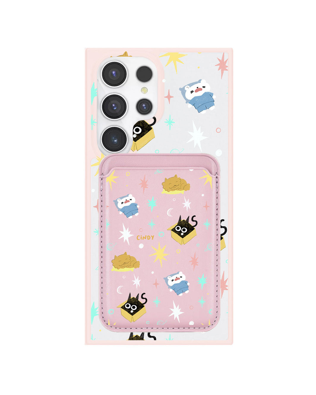 Android Magnetic Wallet Case - Nightover