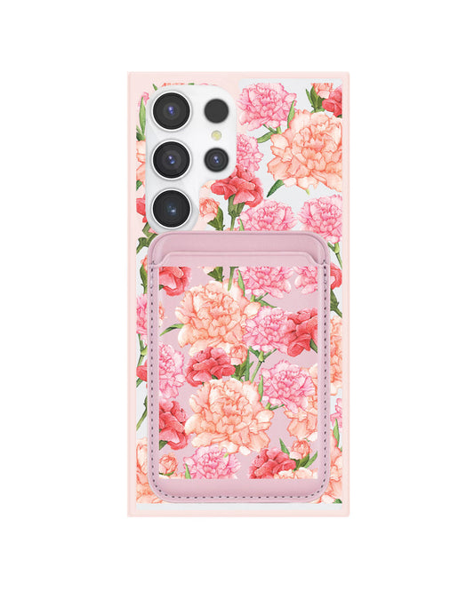 Android Magnetic Wallet Case - January Carnation