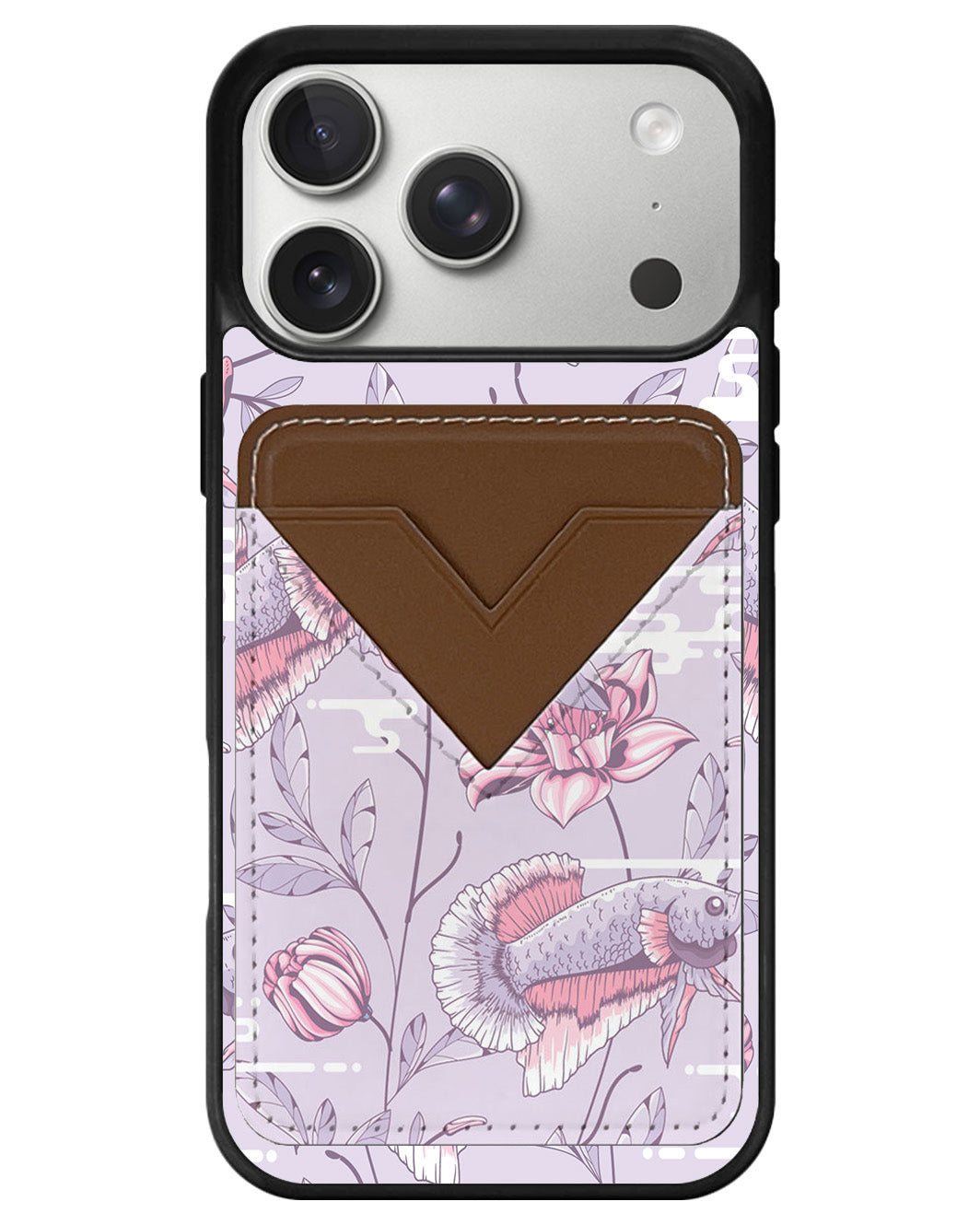 iPhone Avant Wallet Case - Fish & Floral 1.0