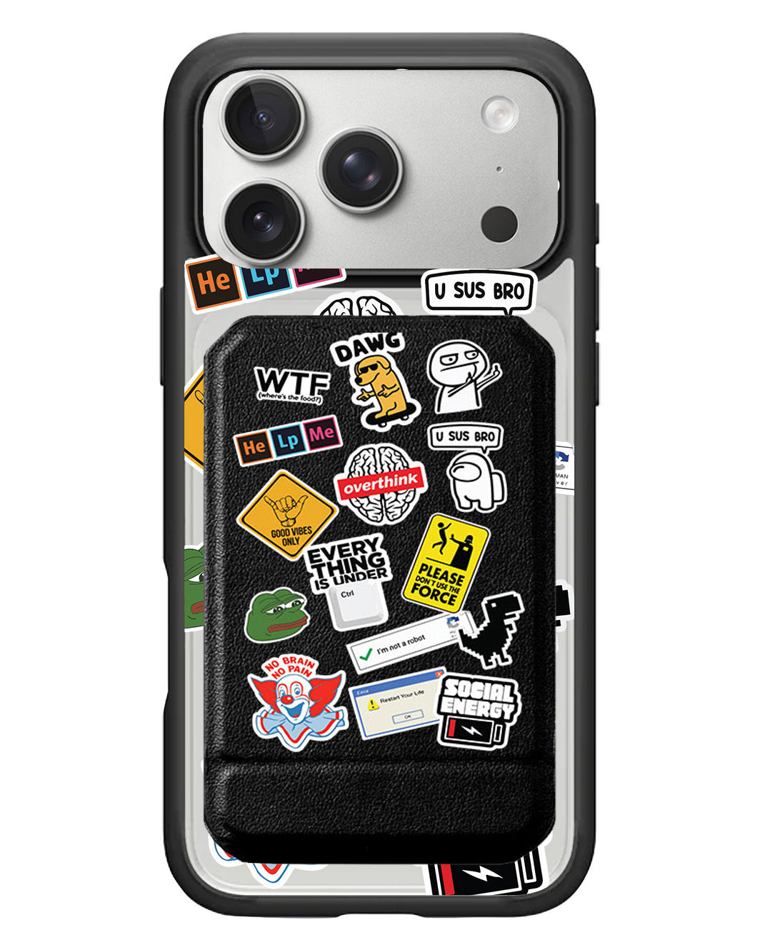 iPhone Magnetic Multifold Wallet - Brand Parody 2.0