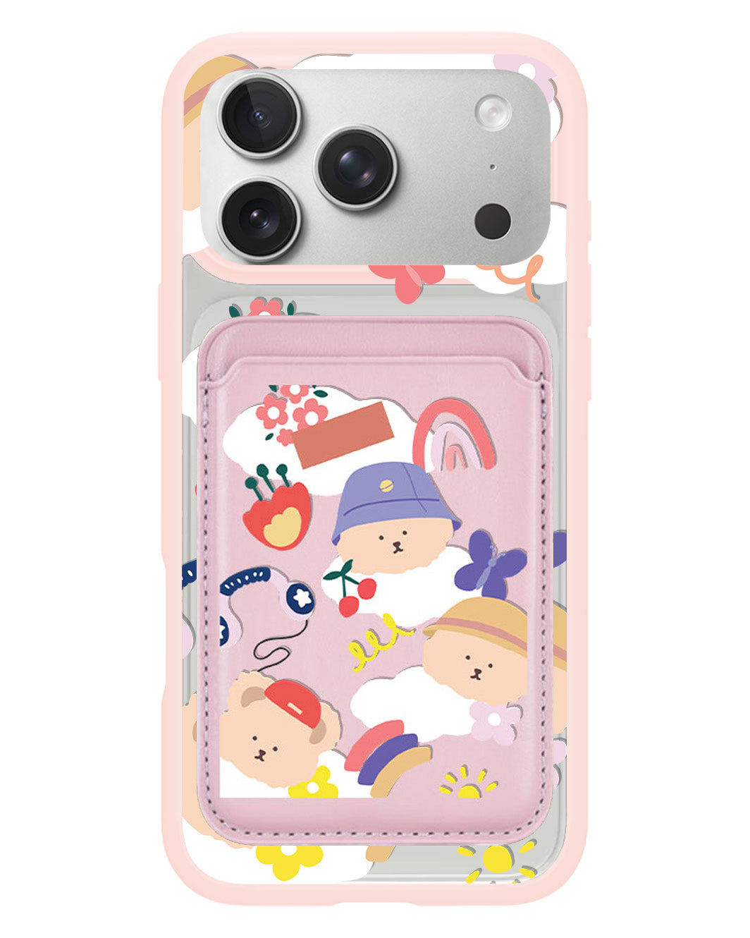 iPhone Magnetic Wallet Case - Bear In Style
