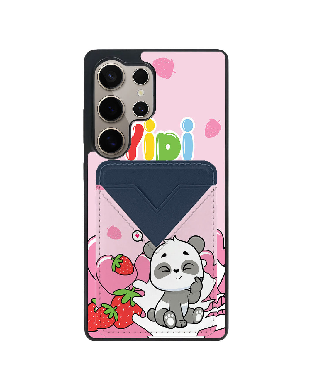 Android Avant Wallet Case - Yipi Strawberry Kiss