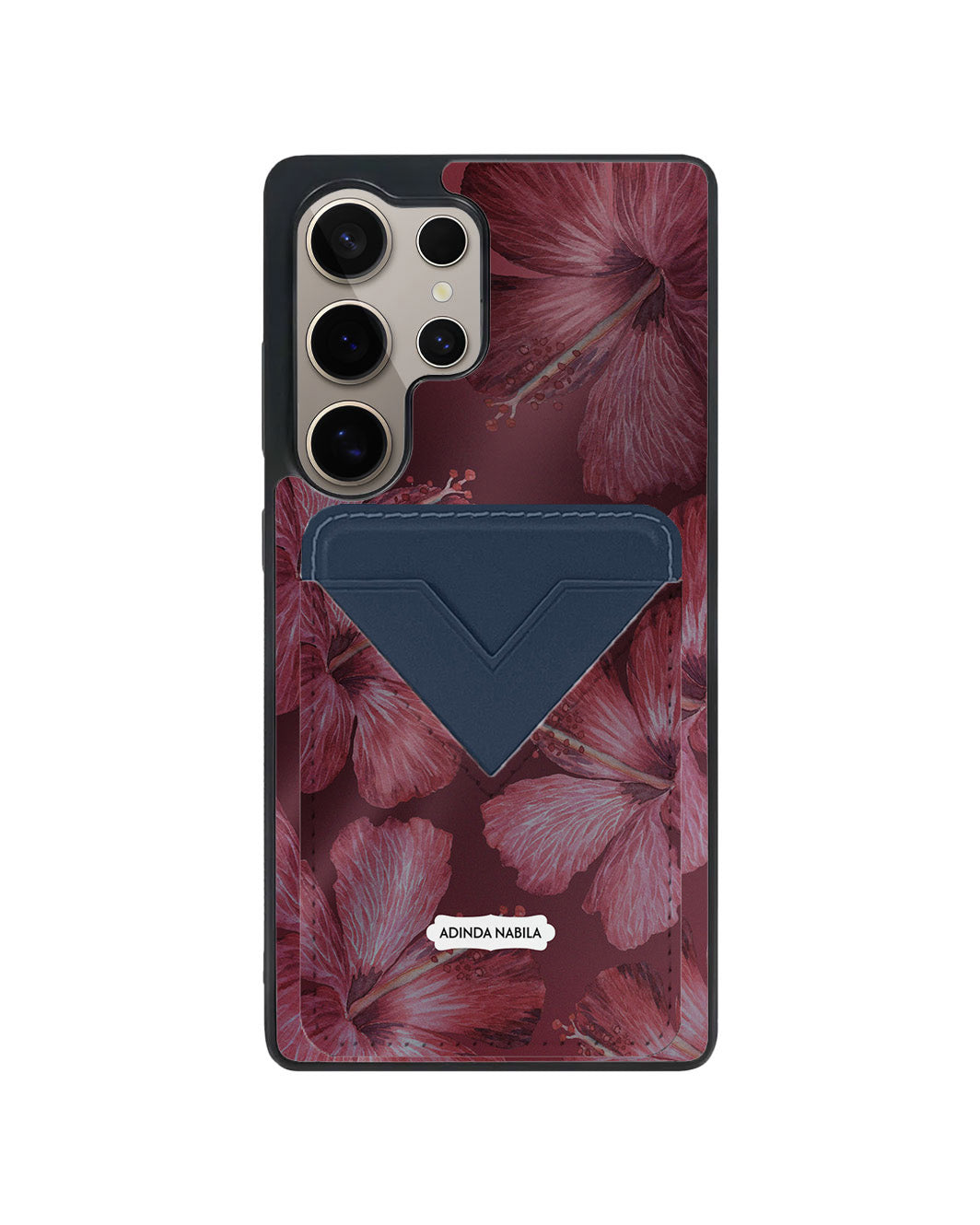 Android Avant Wallet Case - Goth Hibiscus