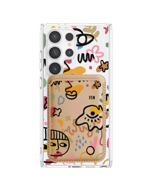 Android Magnetic Wallet Case - Abstract 3.0