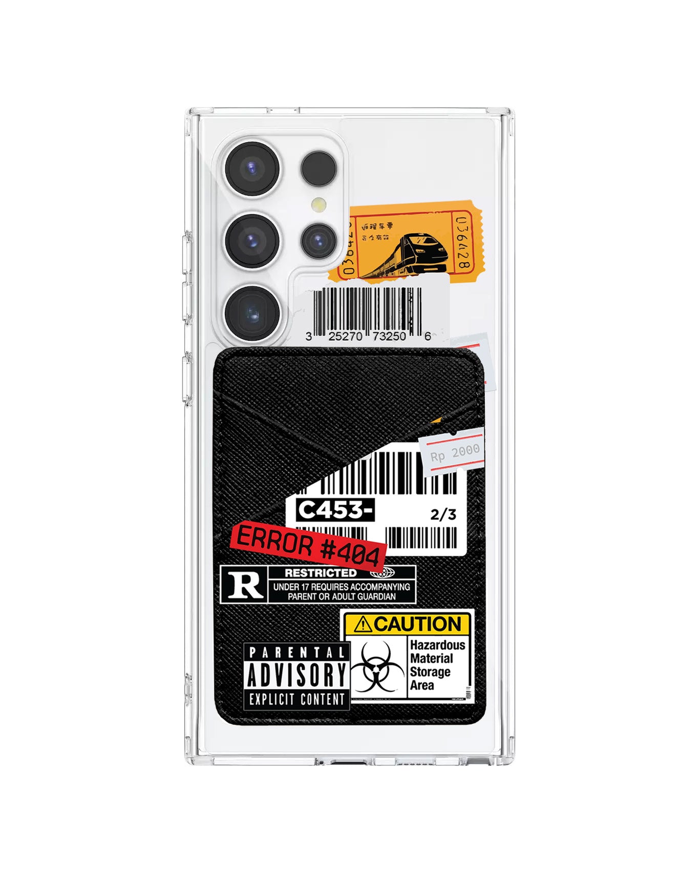 Android Phone Wallet Case - Label Sticker Pack