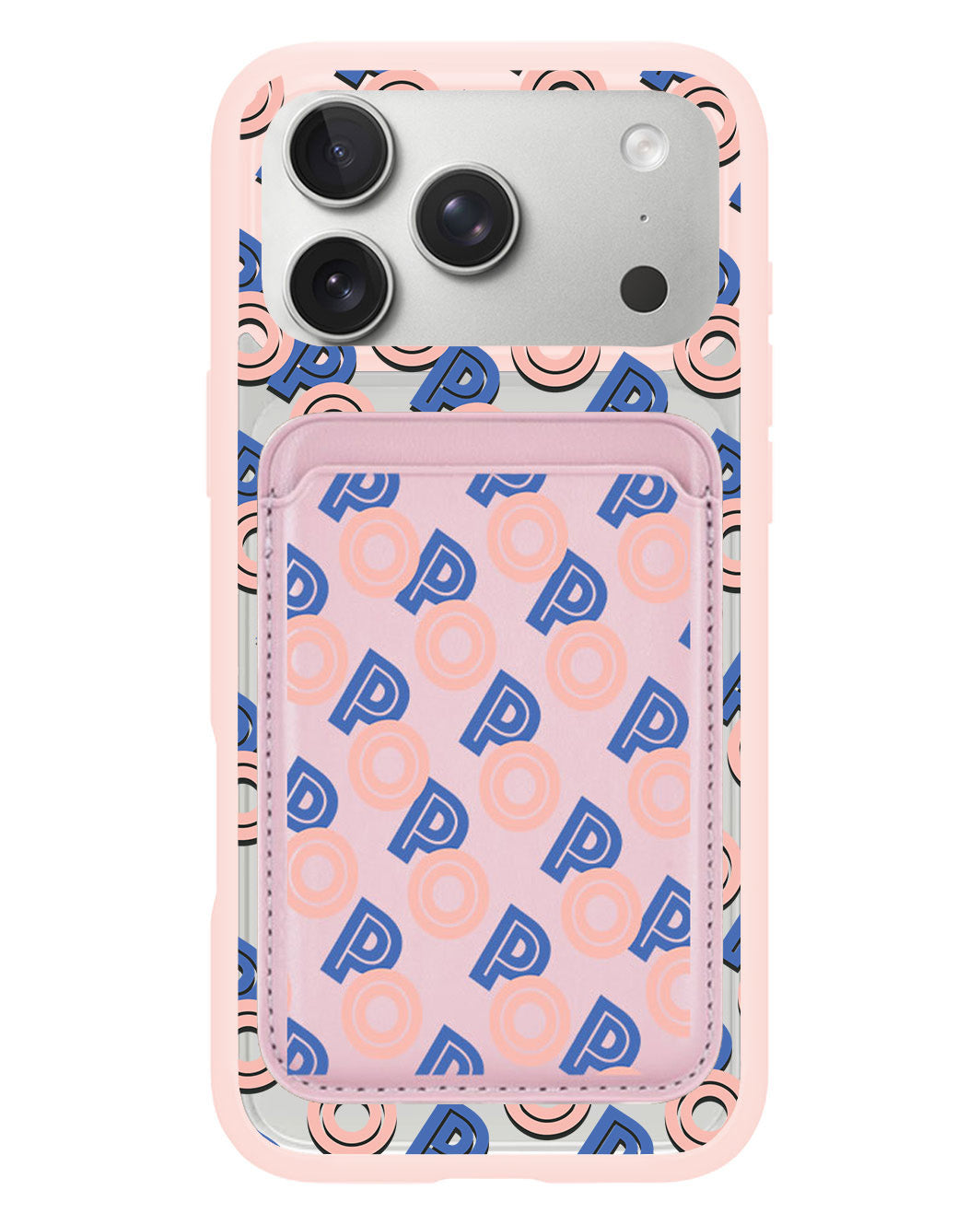 iPhone Magnetic Wallet Case - Initial Monogram 1.0