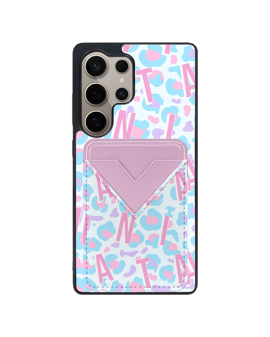 Android Avant Wallet Case - Leopard Monogram 6.0