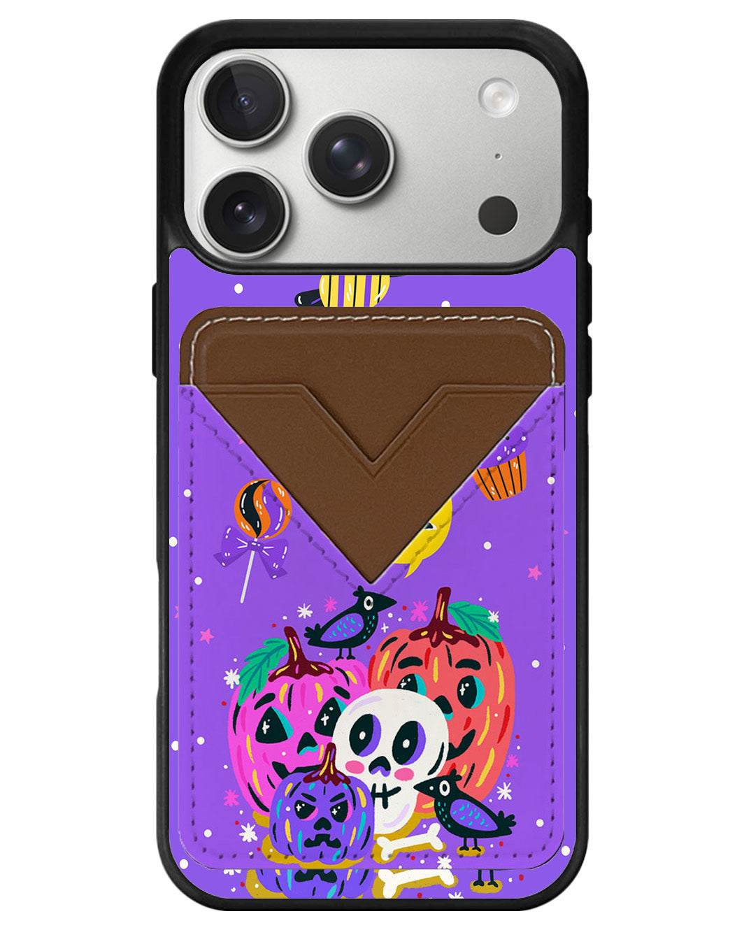 iPhone Avant Wallet Case - Pumpkins Monster