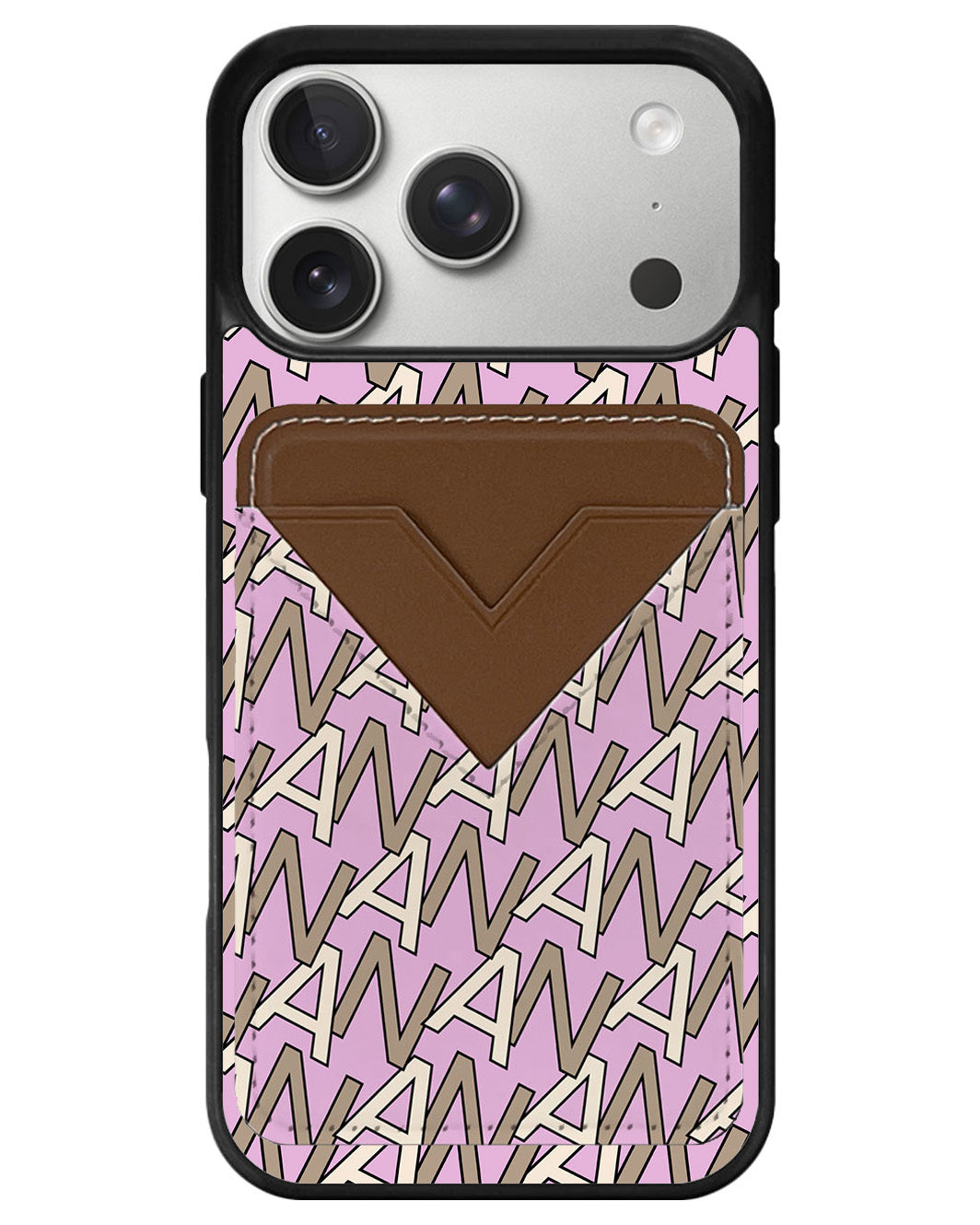 iPhone Avant Wallet Case - Initial Monogram 4.0