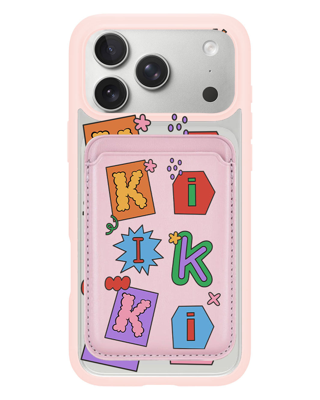 iPhone Magnetic Wallet Case - Adorable Monogram