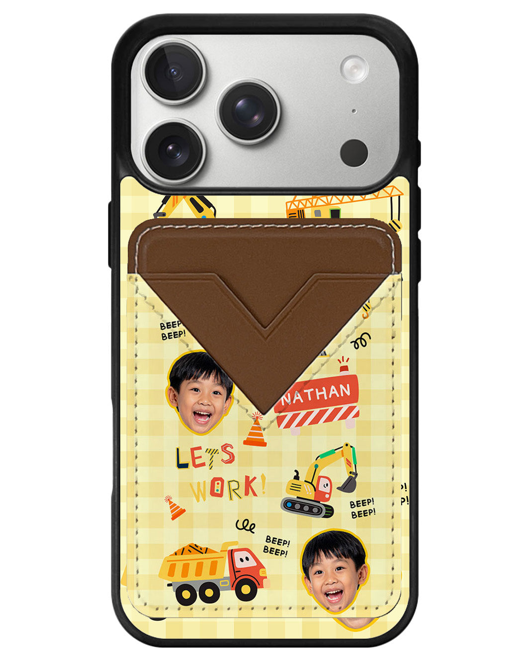 iPhone Avant Wallet Case - Face Grid Construction