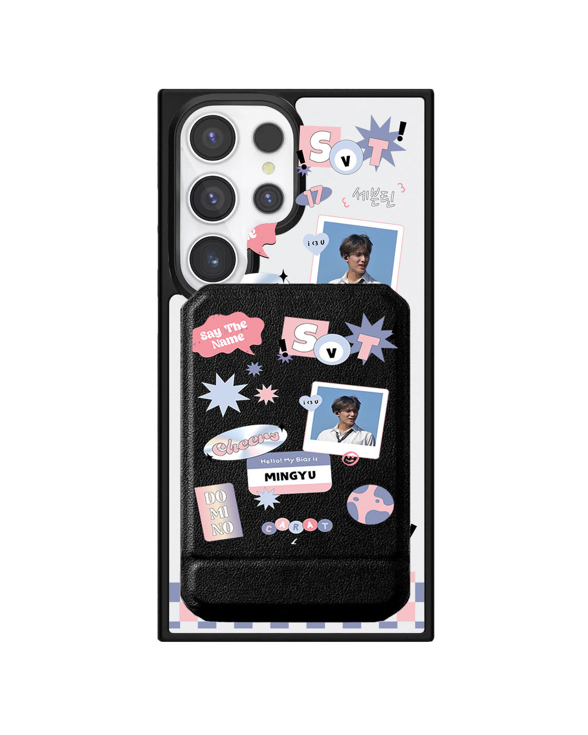 Android Magnetic Multifold Wallet - Seventeen World