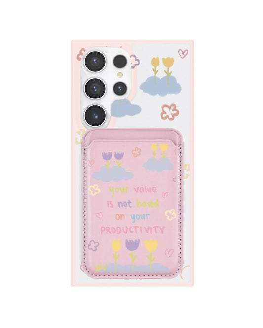Android Magnetic Wallet Case - Positive Energy