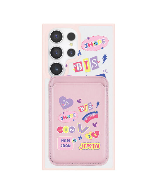 Android Magnetic Wallet Case - BTS Members