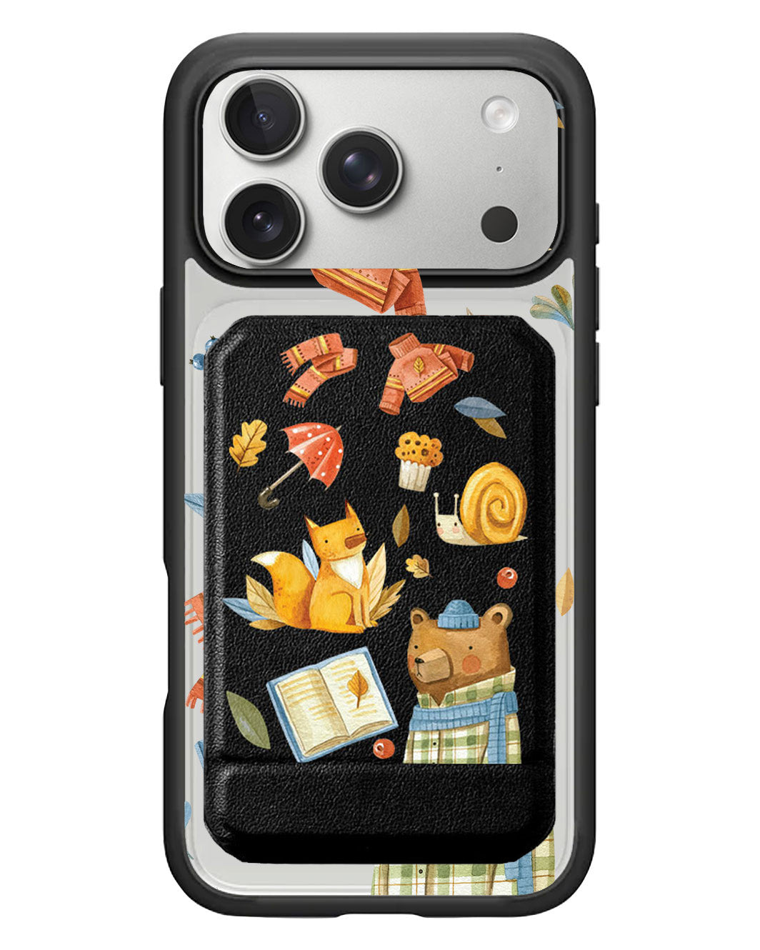 iPhone Magnetic Multifold Wallet - Bear & Fox