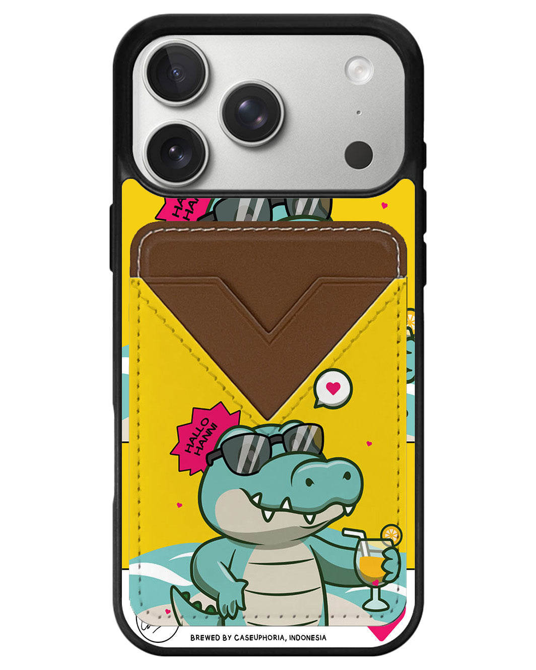 iPhone Avant Wallet Case - Cap Buaya