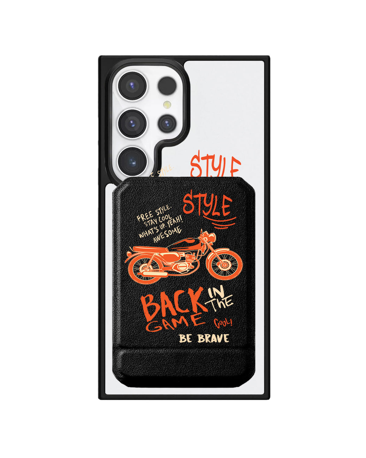 Android Magnetic Multifold Wallet - Back In The Game