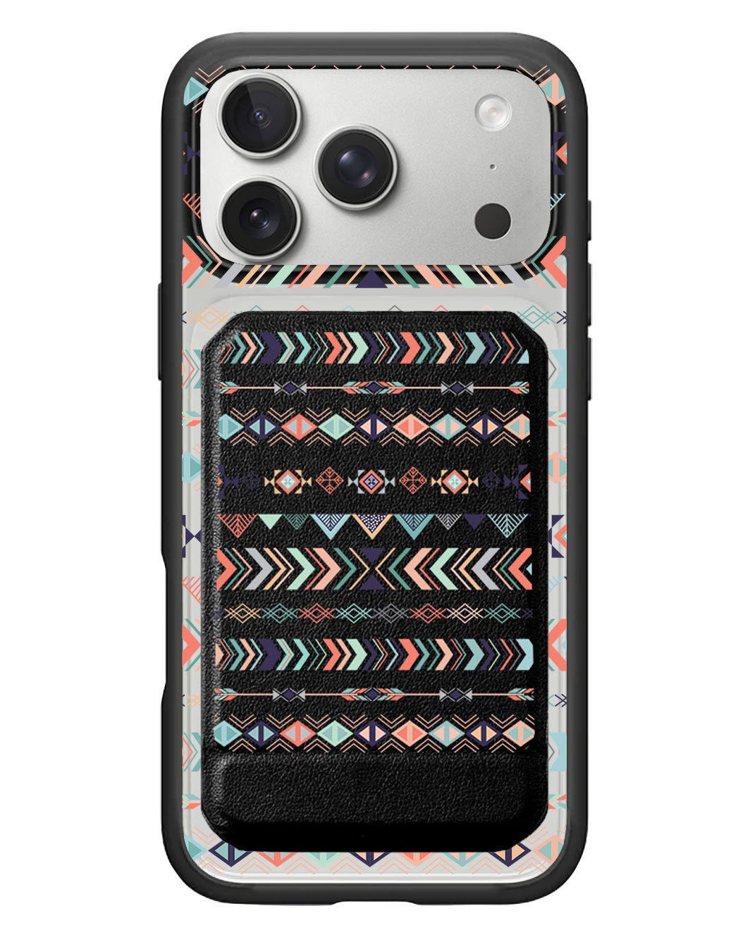 iPhone Magnetic Multifold Wallet - Ethnic 2.0