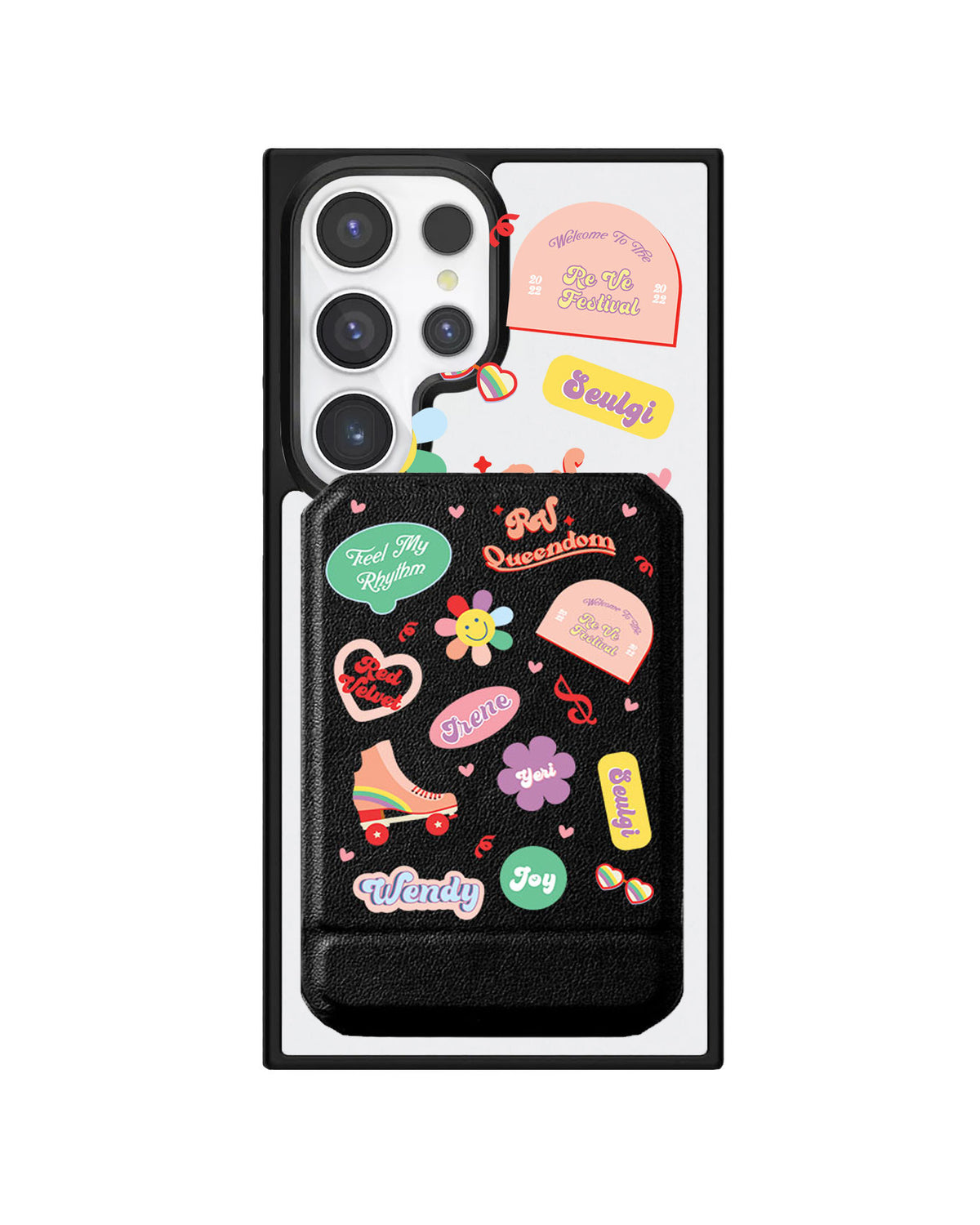 Android Magnetic Multifold Wallet - Red Velvet Sticker Pack